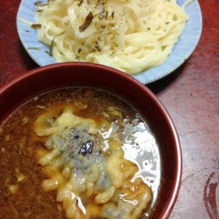 なす天のおろし盛うどん【今日の献立】